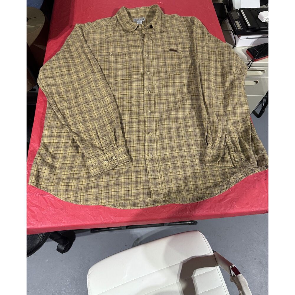 Vintage Carhartt Cotton Work Shirt- Y2K